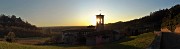 89 Il Monastero di Astino nella luce e nei colori del tramonto